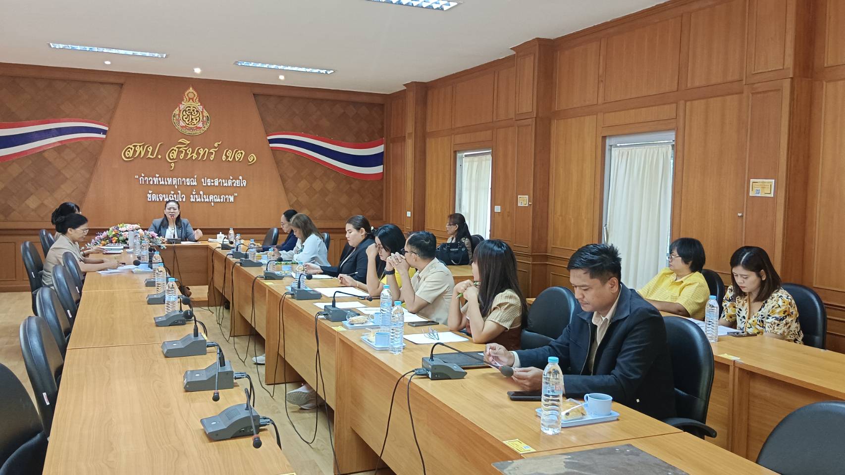 การประชุมการจัดทำโครงการพัฒนาเทคโนโลยีดิจิทัลเพื่อการบริหารจัดการของสำนักงานเขต